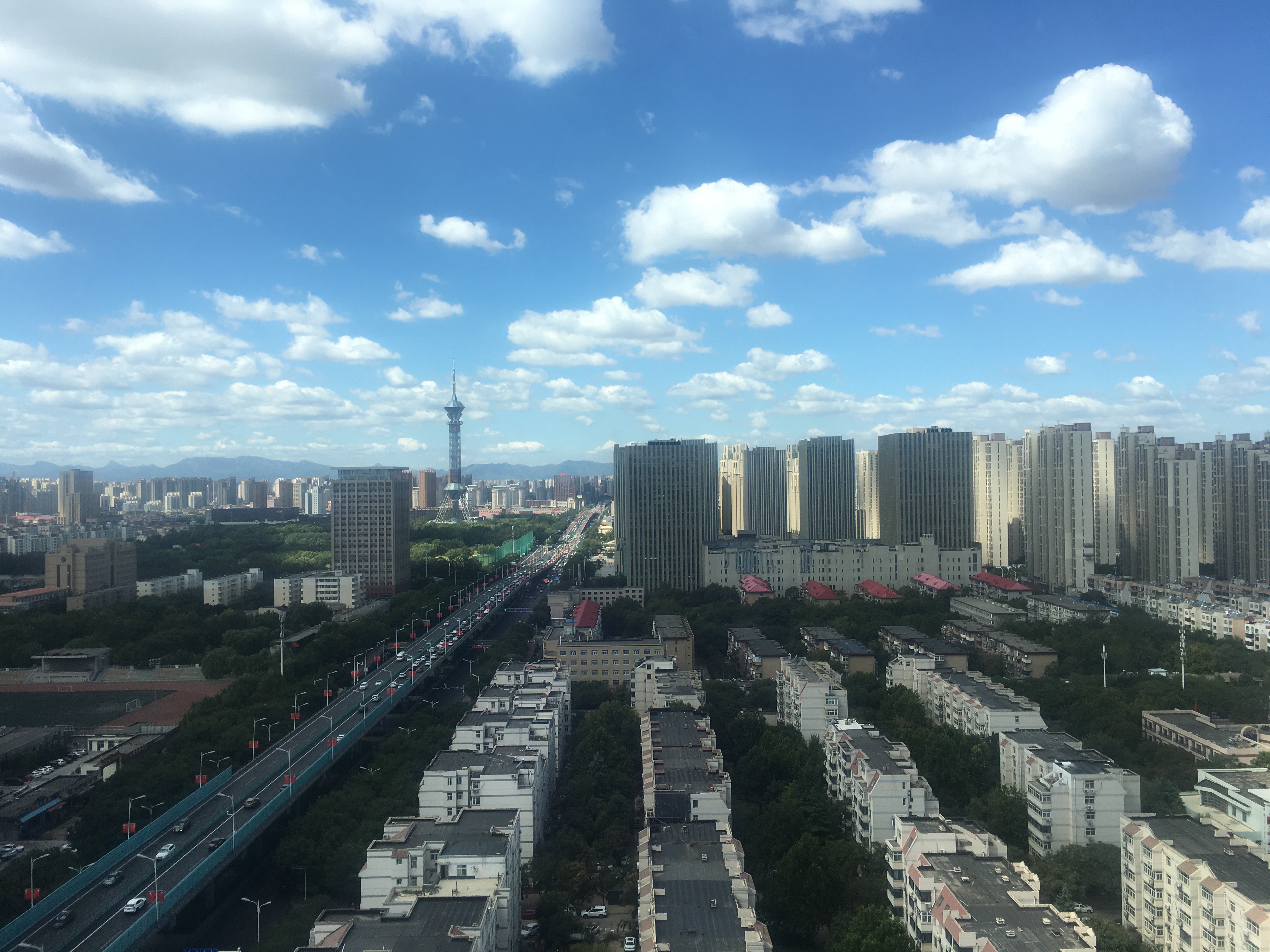 窗外
