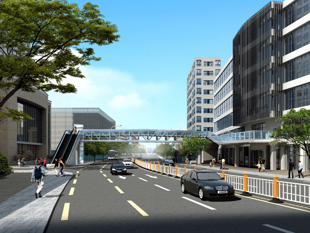 16宁波市第一医院人行天桥-1