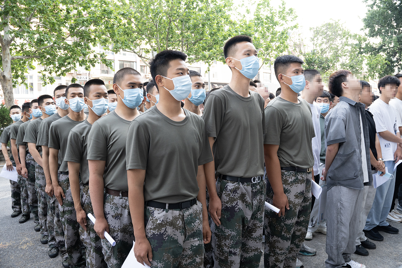 兵役班征兵体检