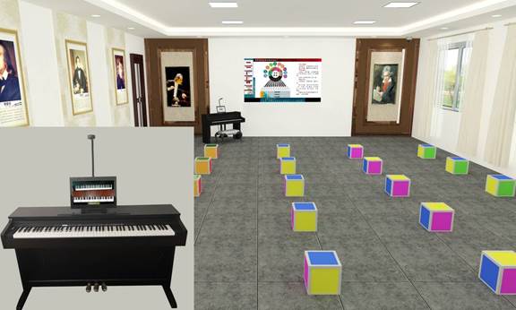 数字音乐教学仪教学系统