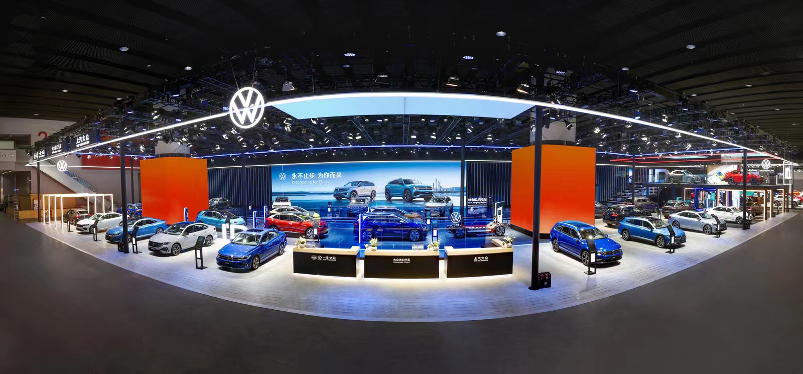 2022 广州国际车展 大众汽车展台