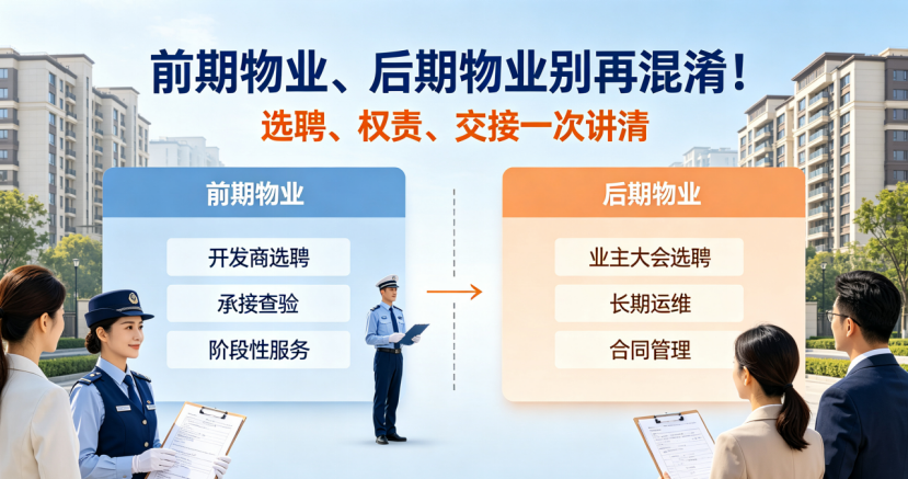前期物业与后期物业