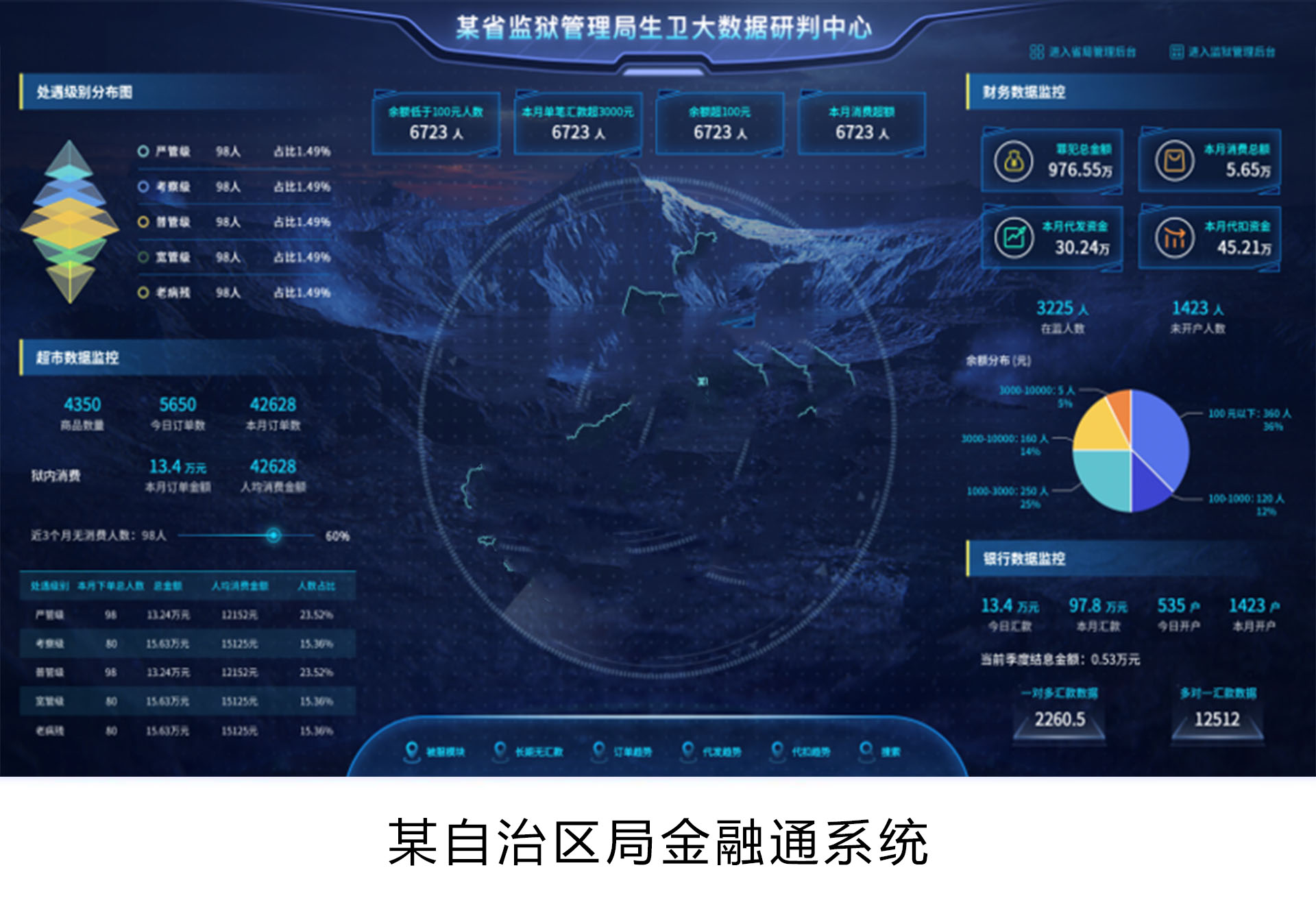 某自治区局金融通系统