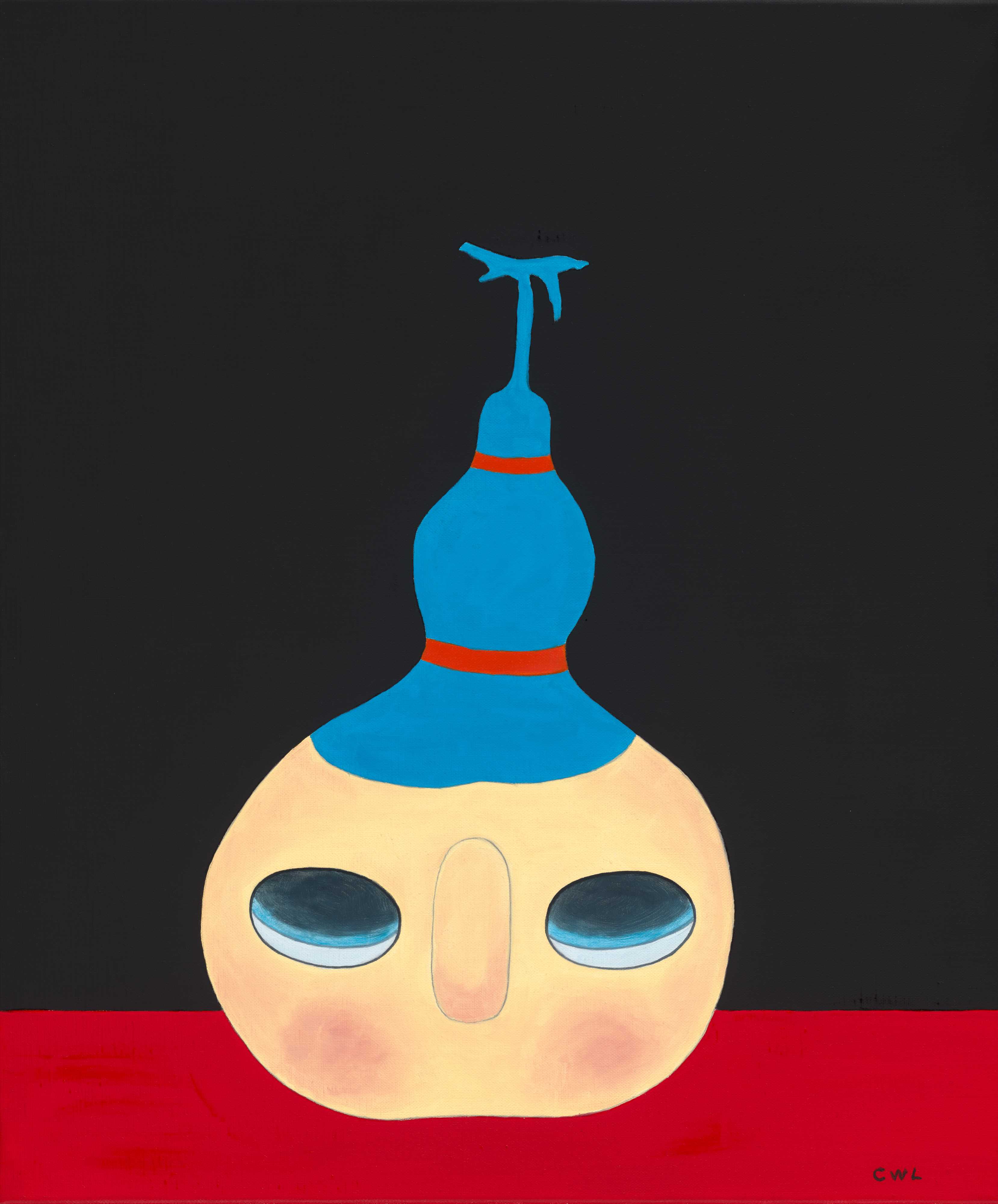 蔡总2021最新作品-《福禄yy202106》蔡万霖50X60cm布面油画2021