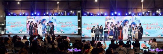 A group of people on stage
Description automatically generated