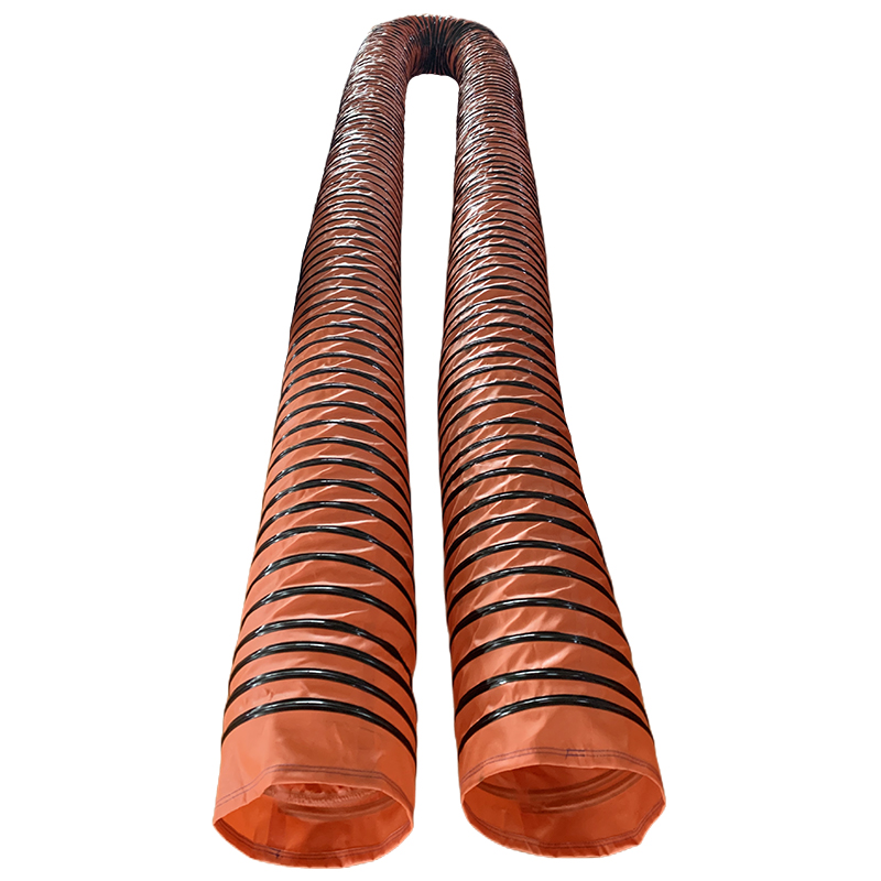 大风量油蜡布伸缩通风管02