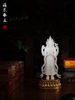 24-白玉造像《四臂观音》12