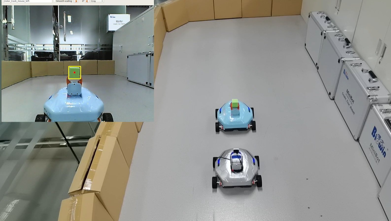 实验项目-移动平台视觉物体跟随实验