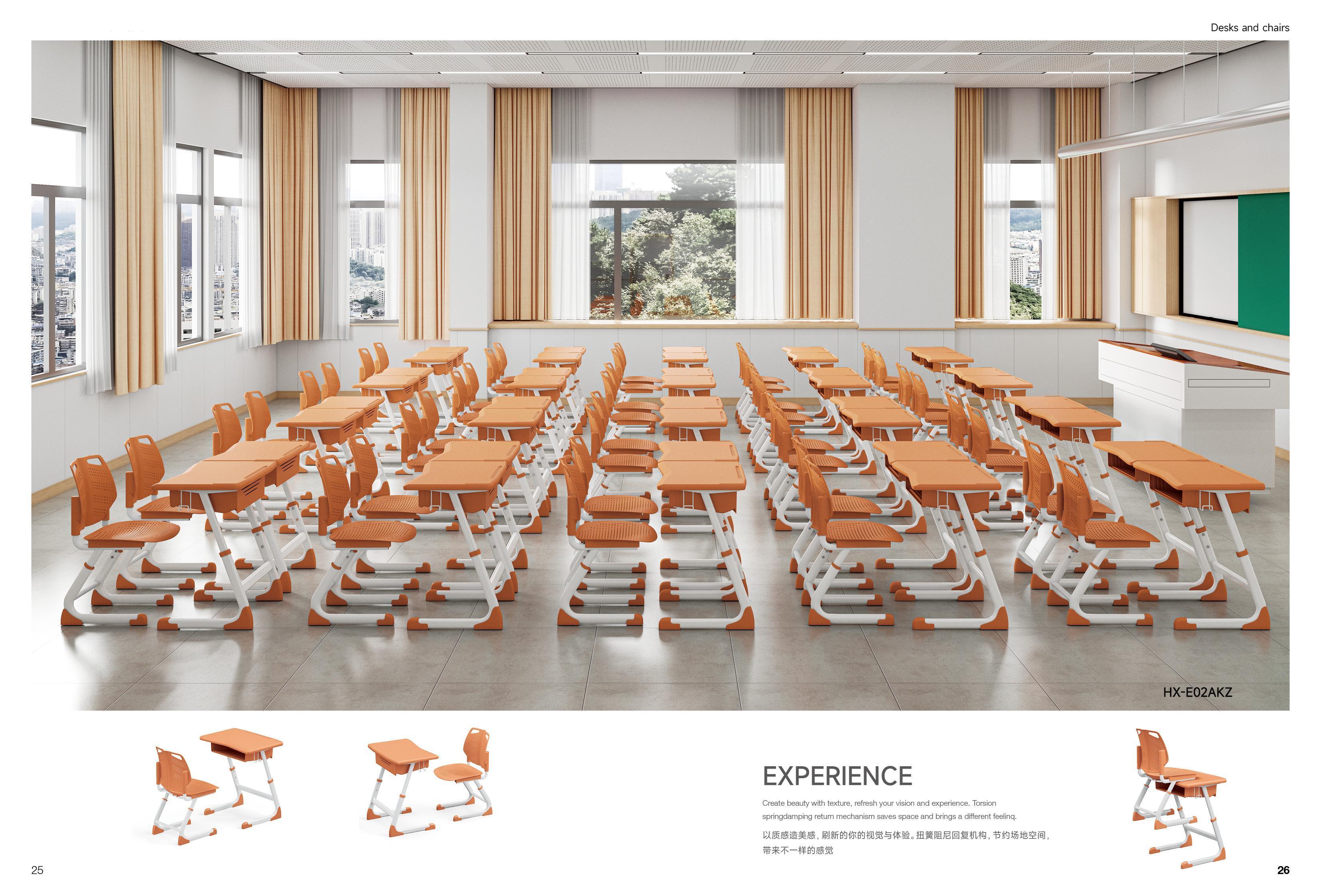 课桌椅联排椅培训桌椅公寓床_2-23_12