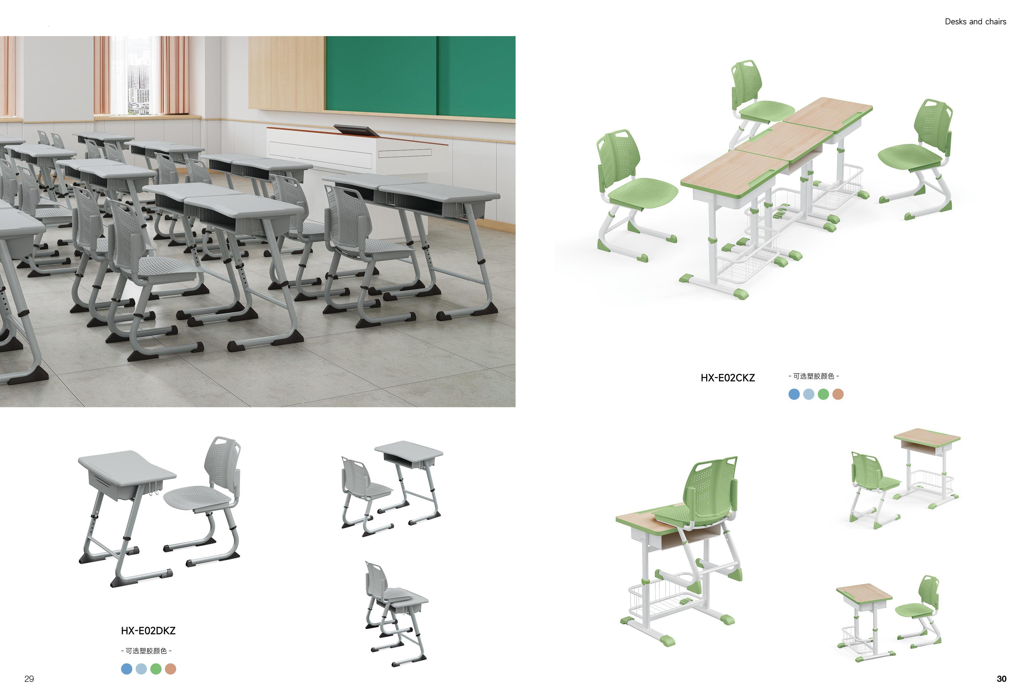 课桌椅联排椅培训桌椅公寓床_2-23_14