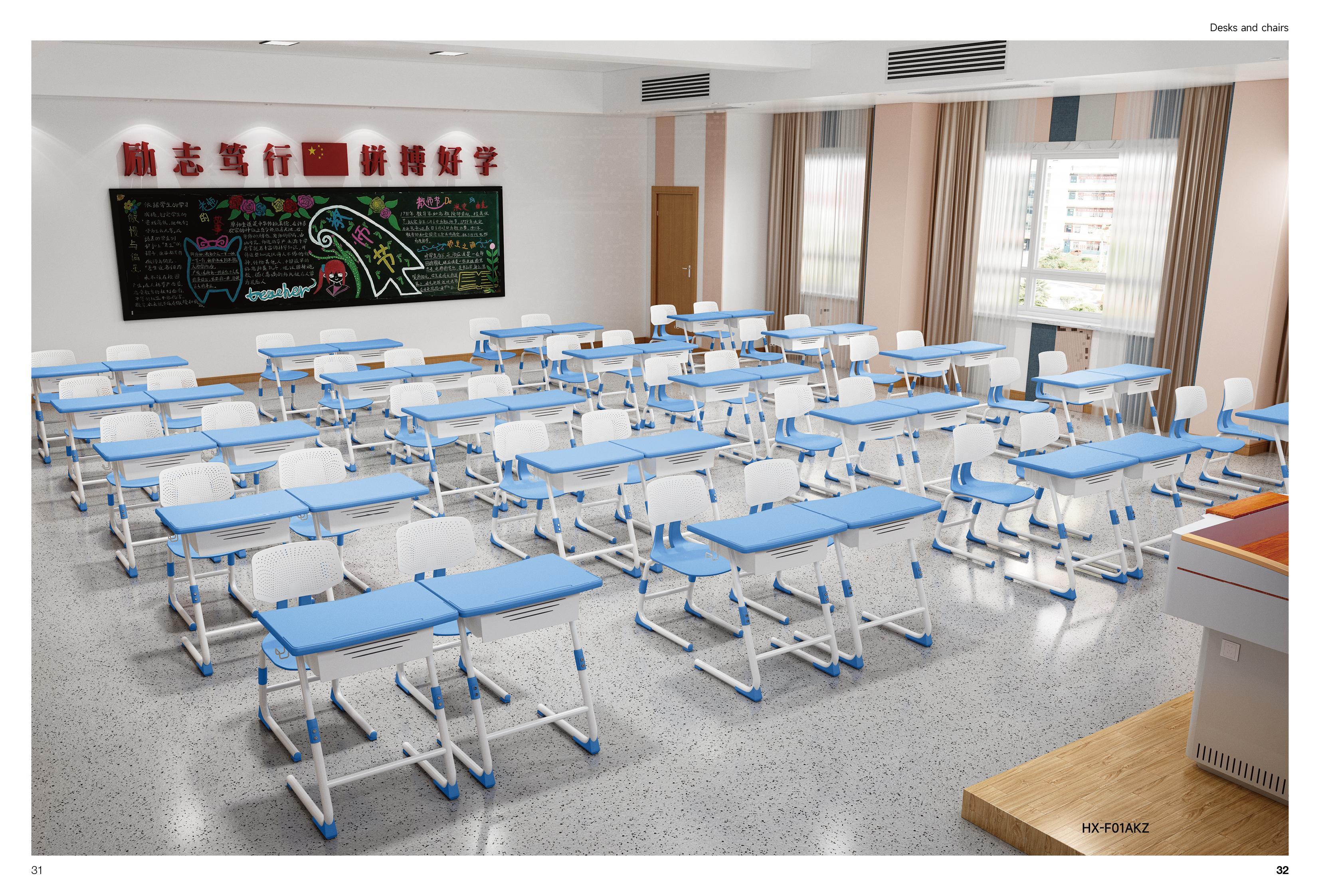 课桌椅联排椅培训桌椅公寓床_2-23_15