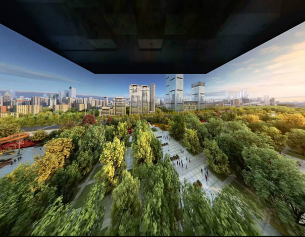 环幕、折幕等大屏幕