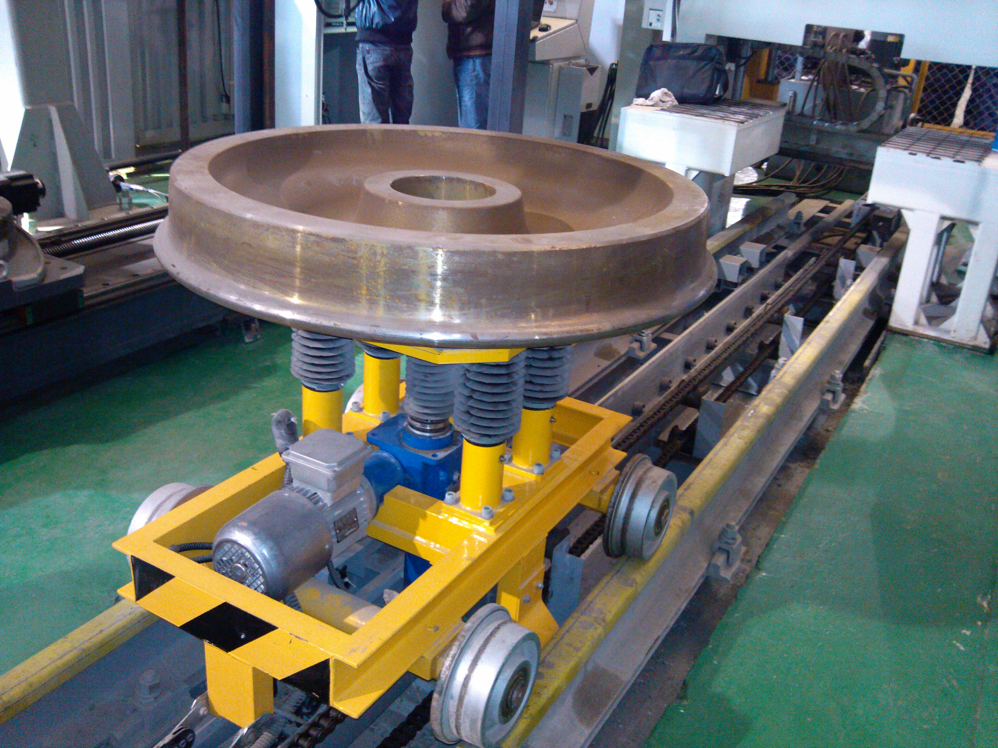 马钢车轮检测生产线