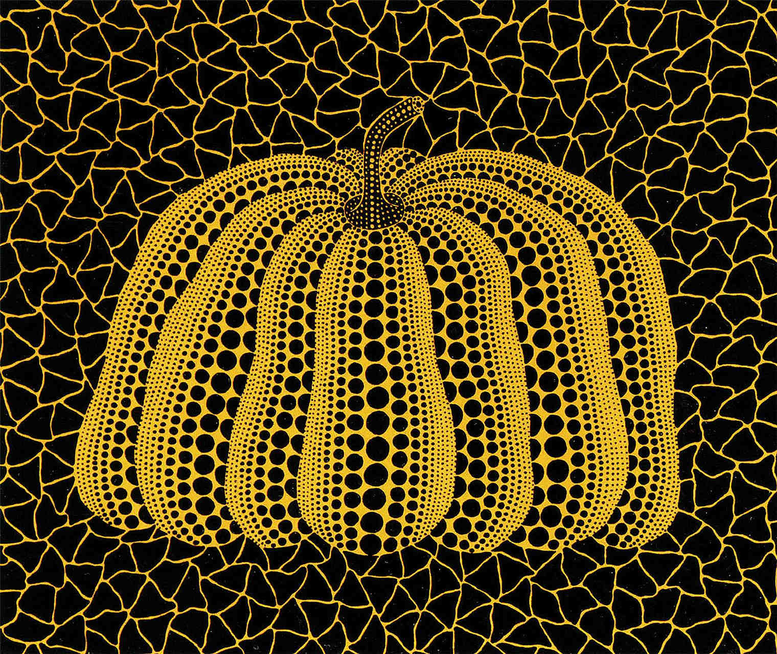 版画-草间弥生《南瓜》