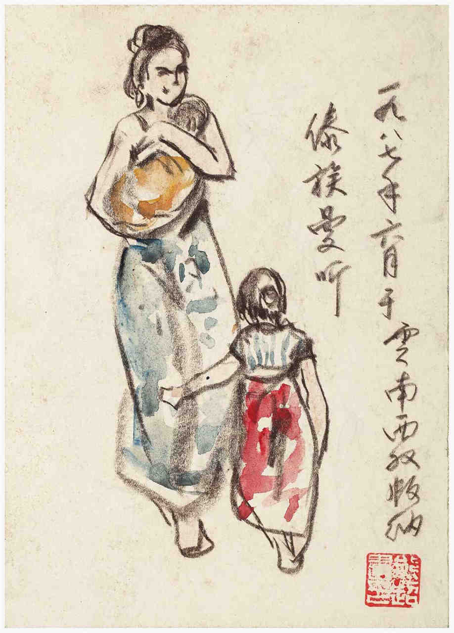 熊超《云南西双版纳傣族曼听》-JPG