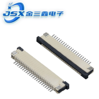 FPC连接器插座1.0间距2.5高抽屉式上接触