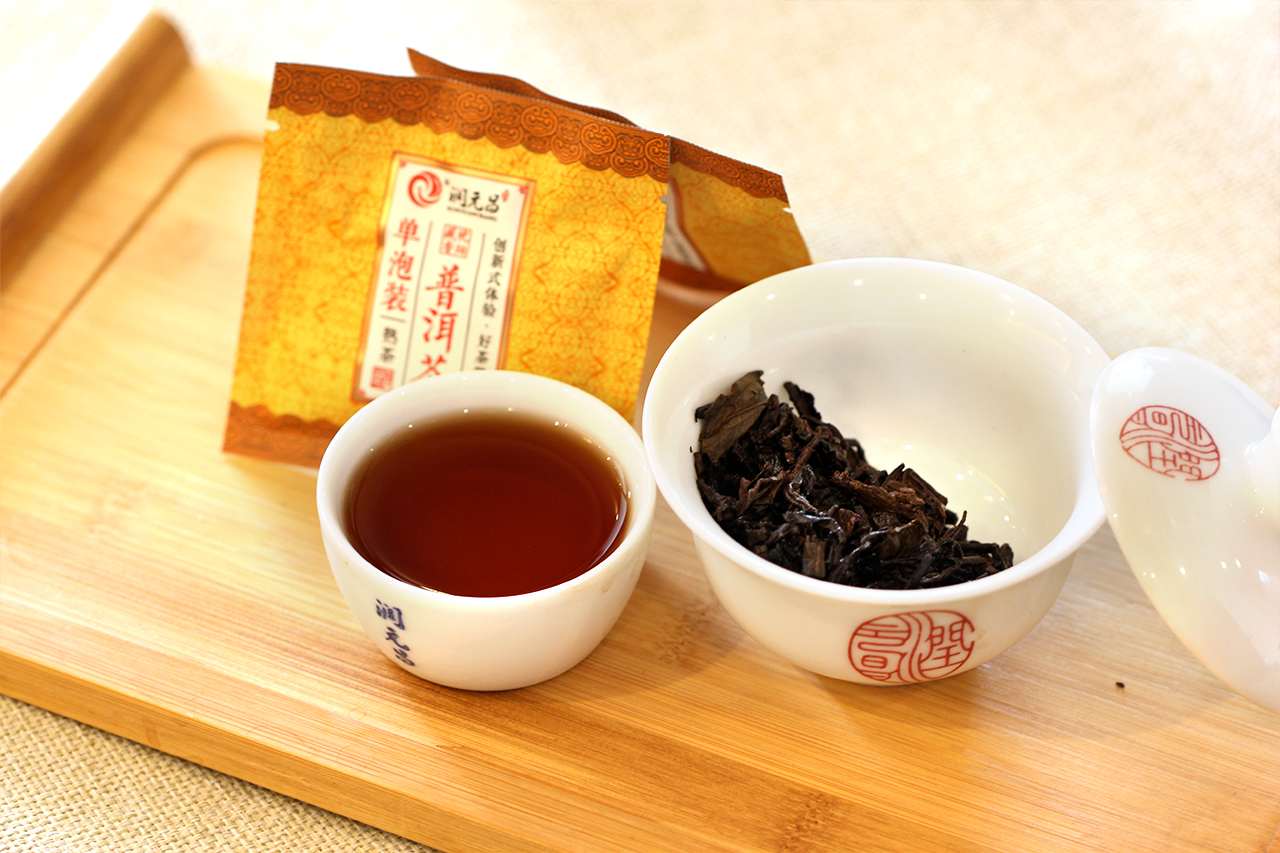 润元昌2015年琥珀藏香熟茶单泡装_07