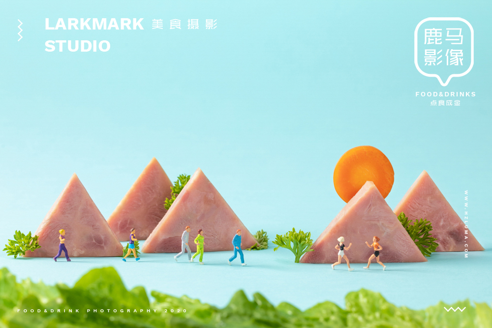 午餐肉_食品罐头拍摄_电商摄影_美食摄影_缩微摄影_杭州美食摄影