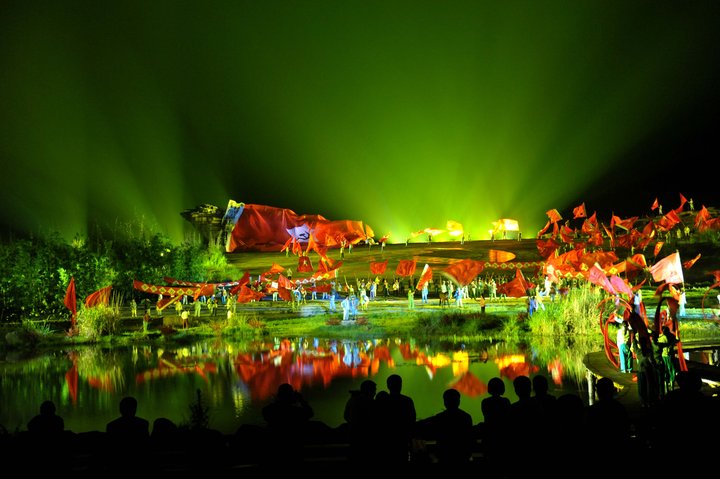 井冈山实景红军表演-1