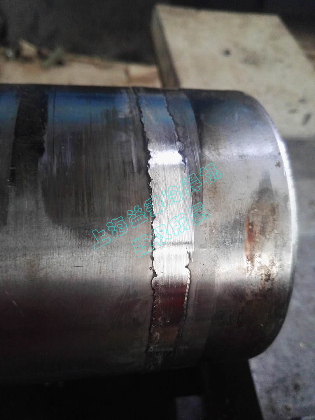轴件修补加工后