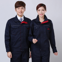 长袖工作服套装男耐磨春秋冬车间厂服上衣定制汽修电焊工装劳保服订做-海宁工作服定制厂家