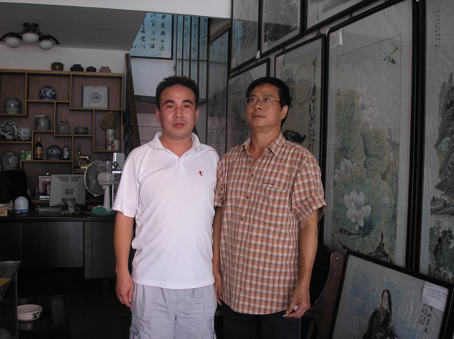 应邀来安徽省泾县徽宣宣纸厂艺术交流