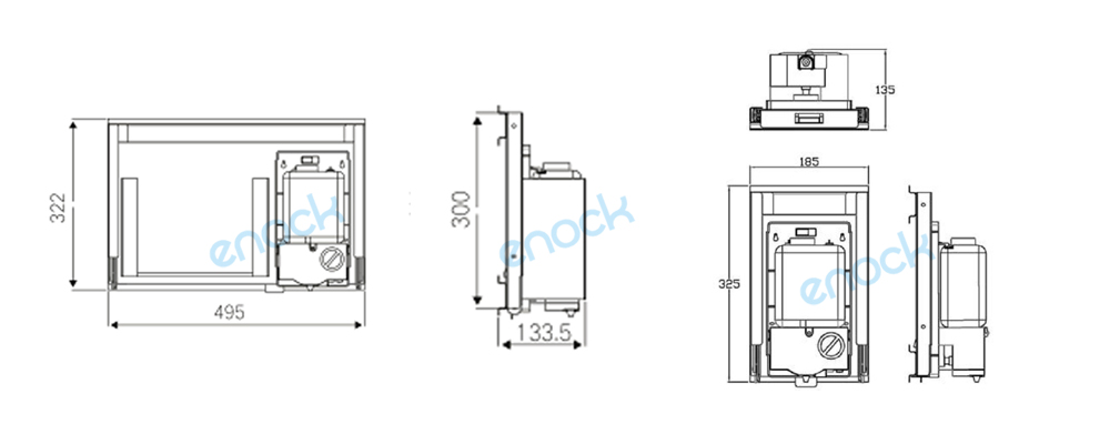镜后抽纸感应给皂系统