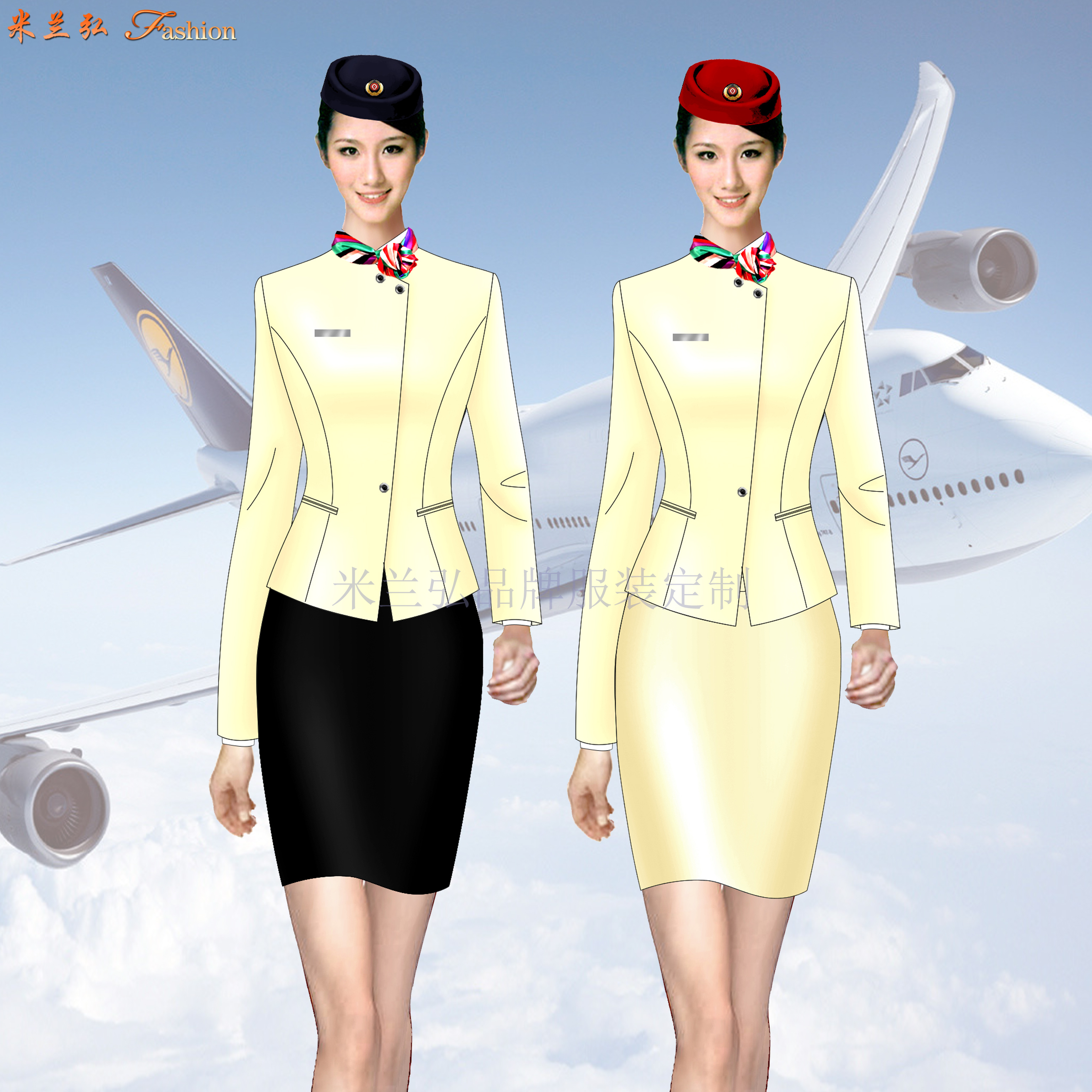 上海空姐服定制｜图片_价格_方法_公司-米兰弘空姐服👍-1