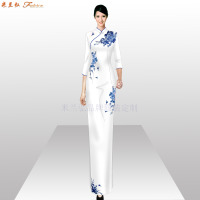 「真丝旗袍定制」「真丝旗袍订做」-米兰弘品牌服装-4