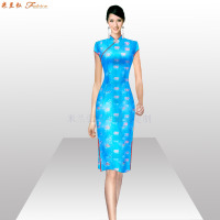 「真丝娟纺旗袍定制」「香云纱旗袍订制」-米兰弘品牌服装-5