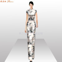 「旗袍高端定制」「旗袍高级订制」-米兰弘品牌服装-1