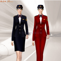 铁路技术学校高铁动车学生服装定做厂家-米兰弘服-2