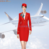 贵州空姐服定制-航空乘务员职业装图片-米兰弘厂家-5