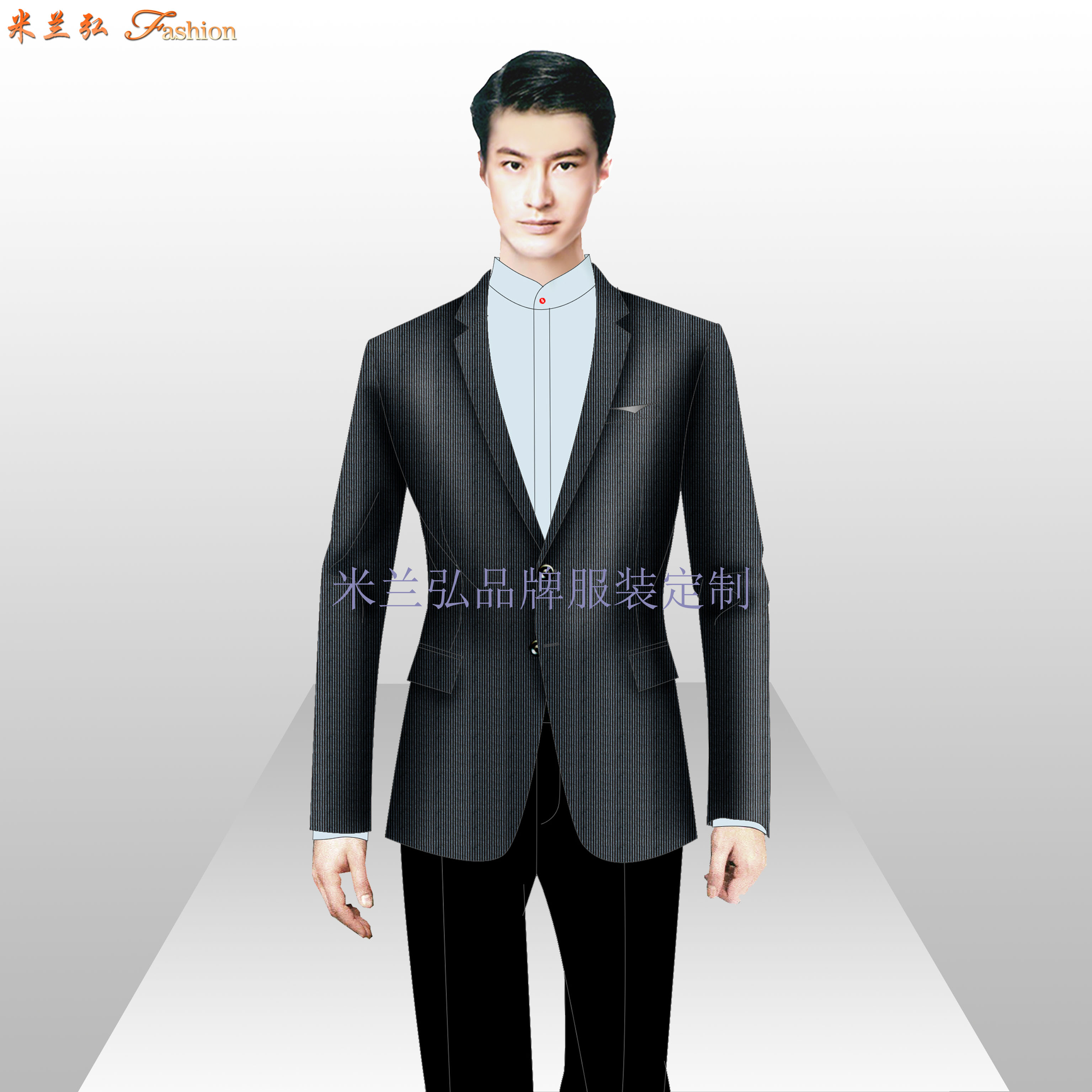 无锡西装定制_商务西装订制品牌-米兰弘服装厂家-2