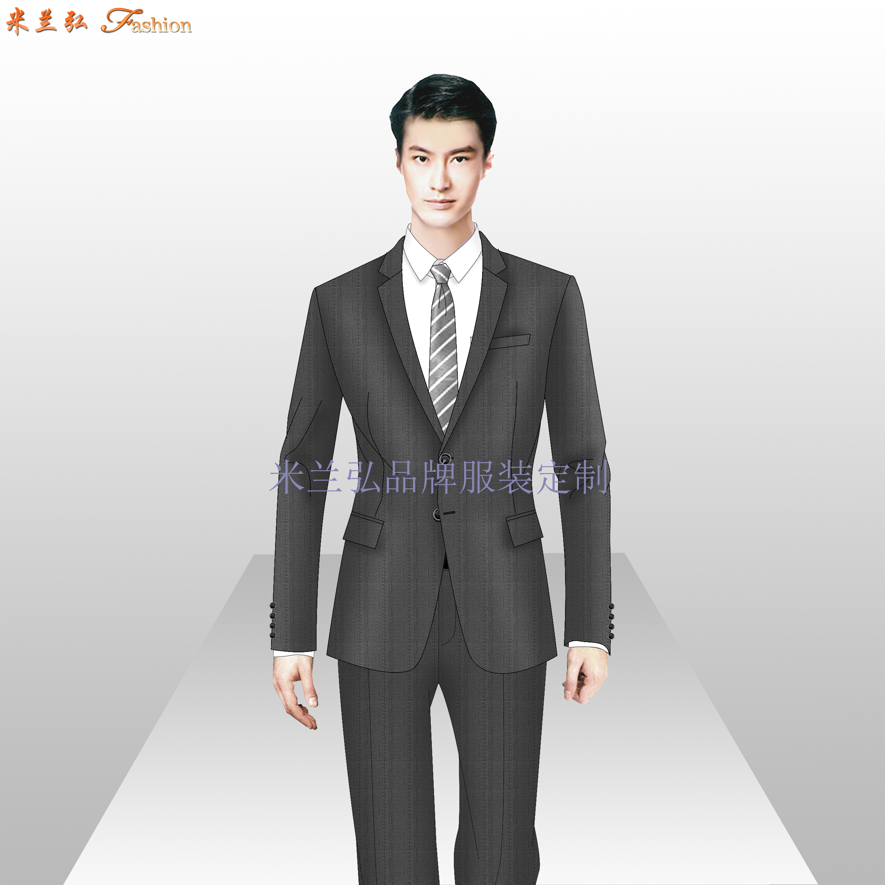「揭阳西服定做」多少钱_品牌_图片_口碑-米兰弘西装厂家-3