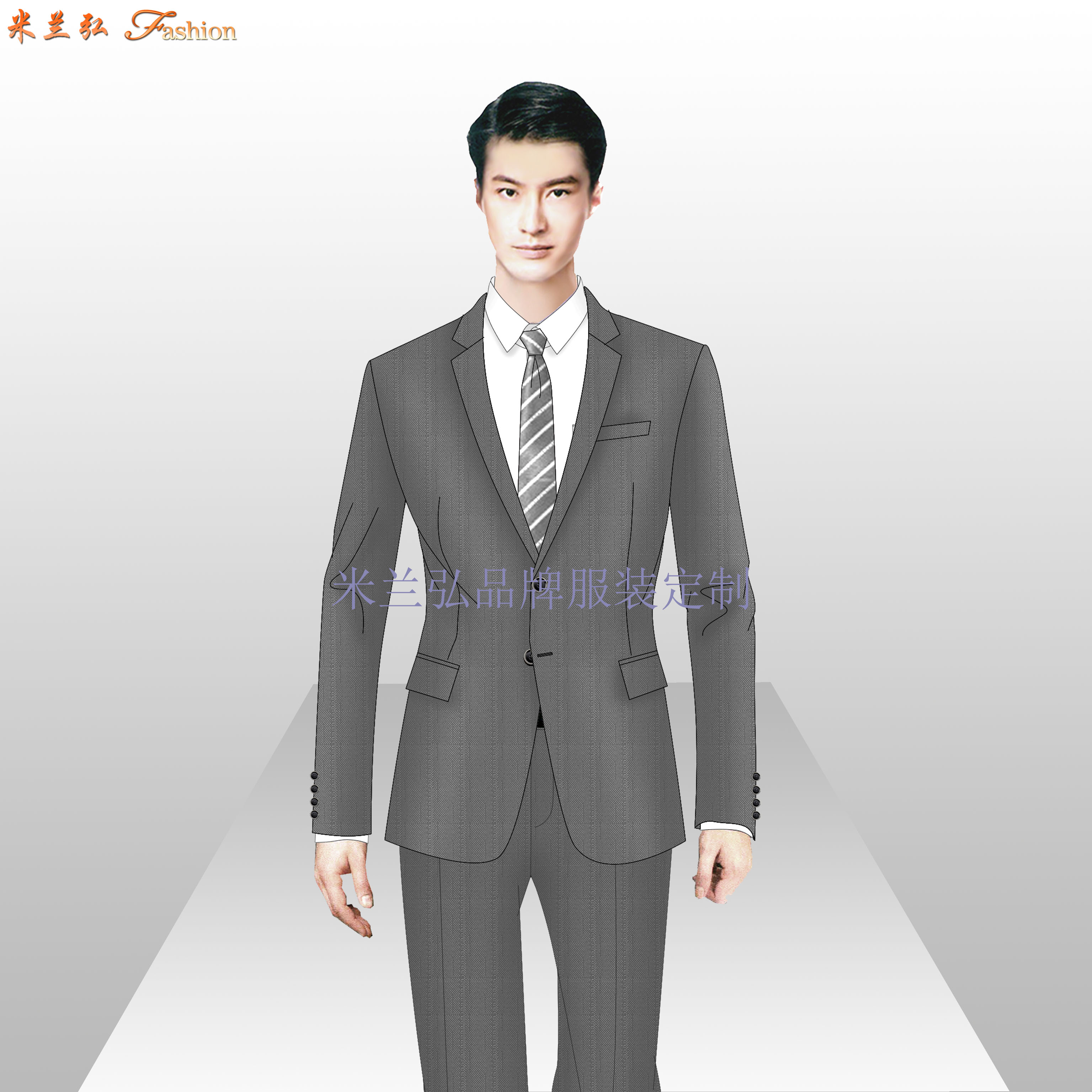 「汕尾西服定做」多少钱_品牌_图片_口碑-米兰弘西装厂家-5
