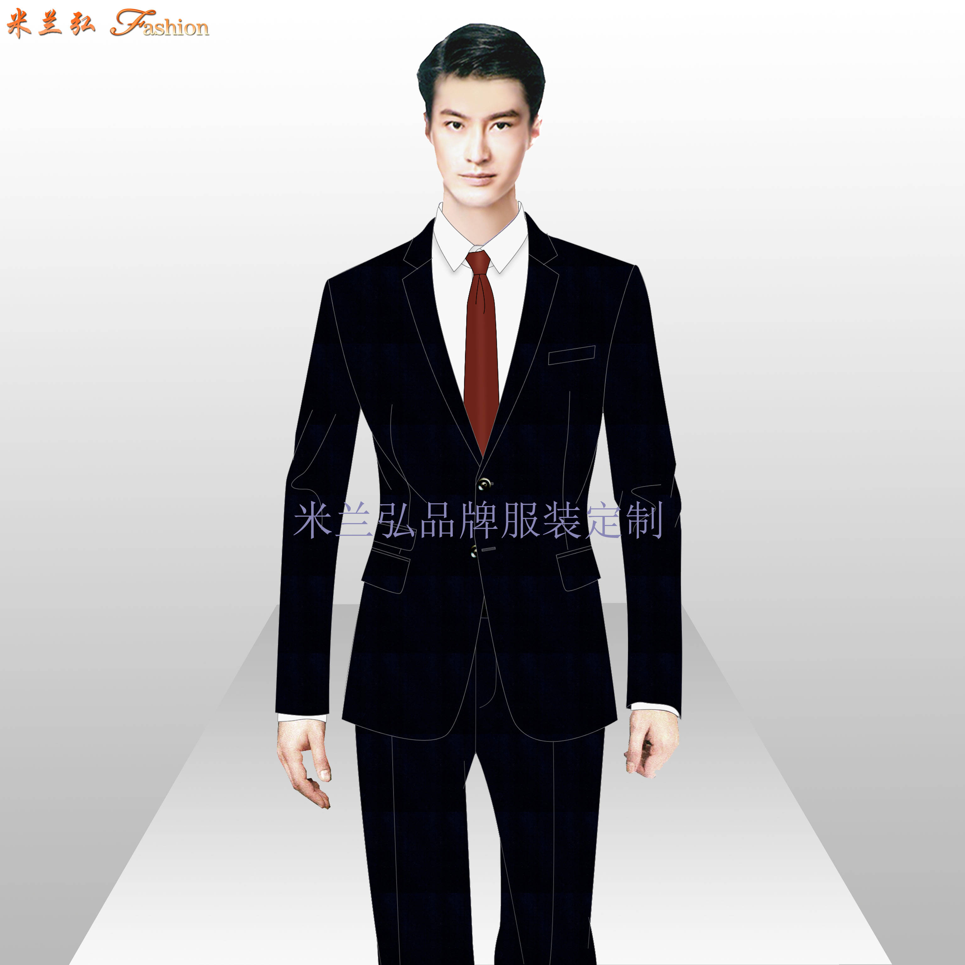「湛江西服定做」多少钱_品牌_图片_口碑-米兰弘西装厂家-5