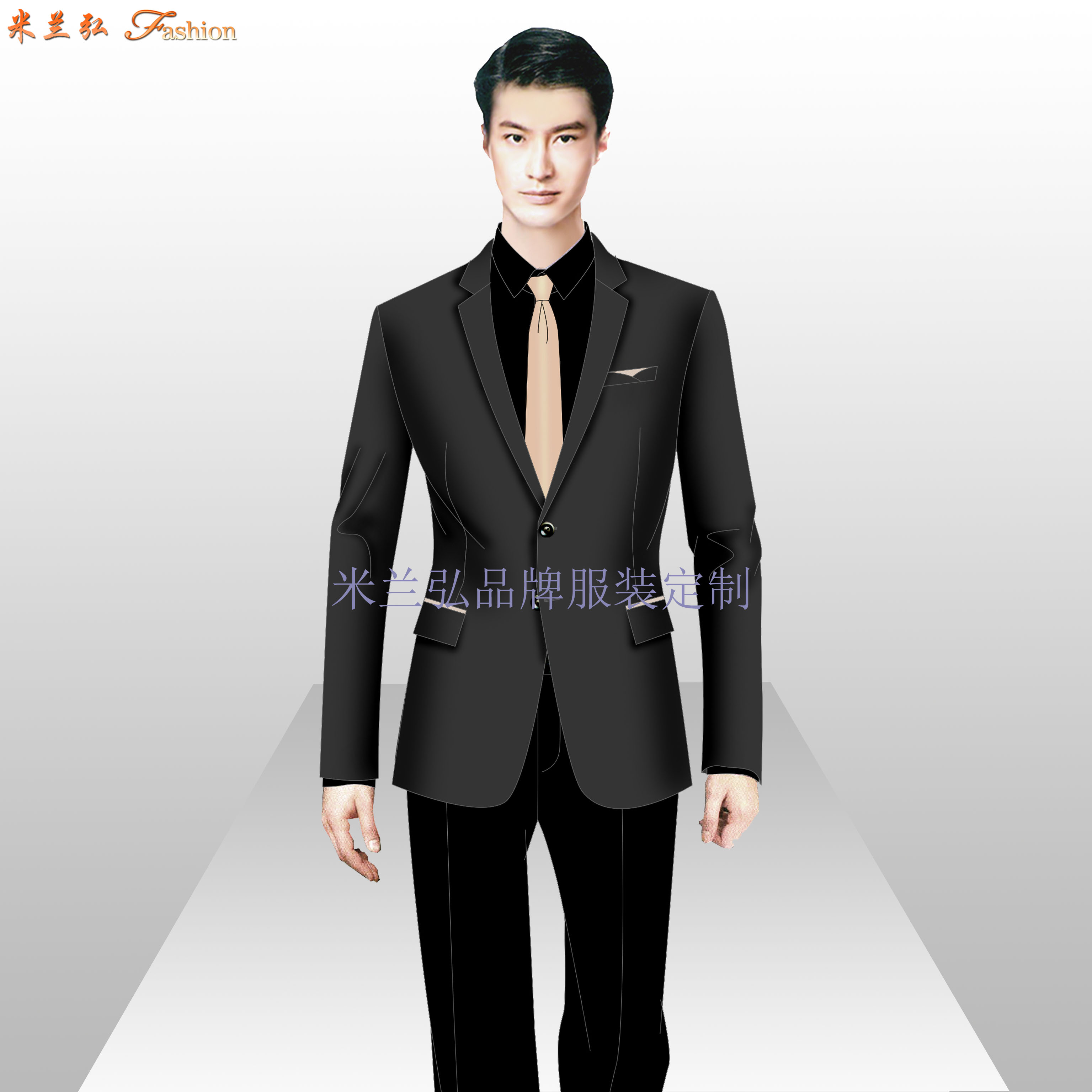 「清远西服订制」多少钱_品牌_图片_口碑-米兰弘西装厂家-3