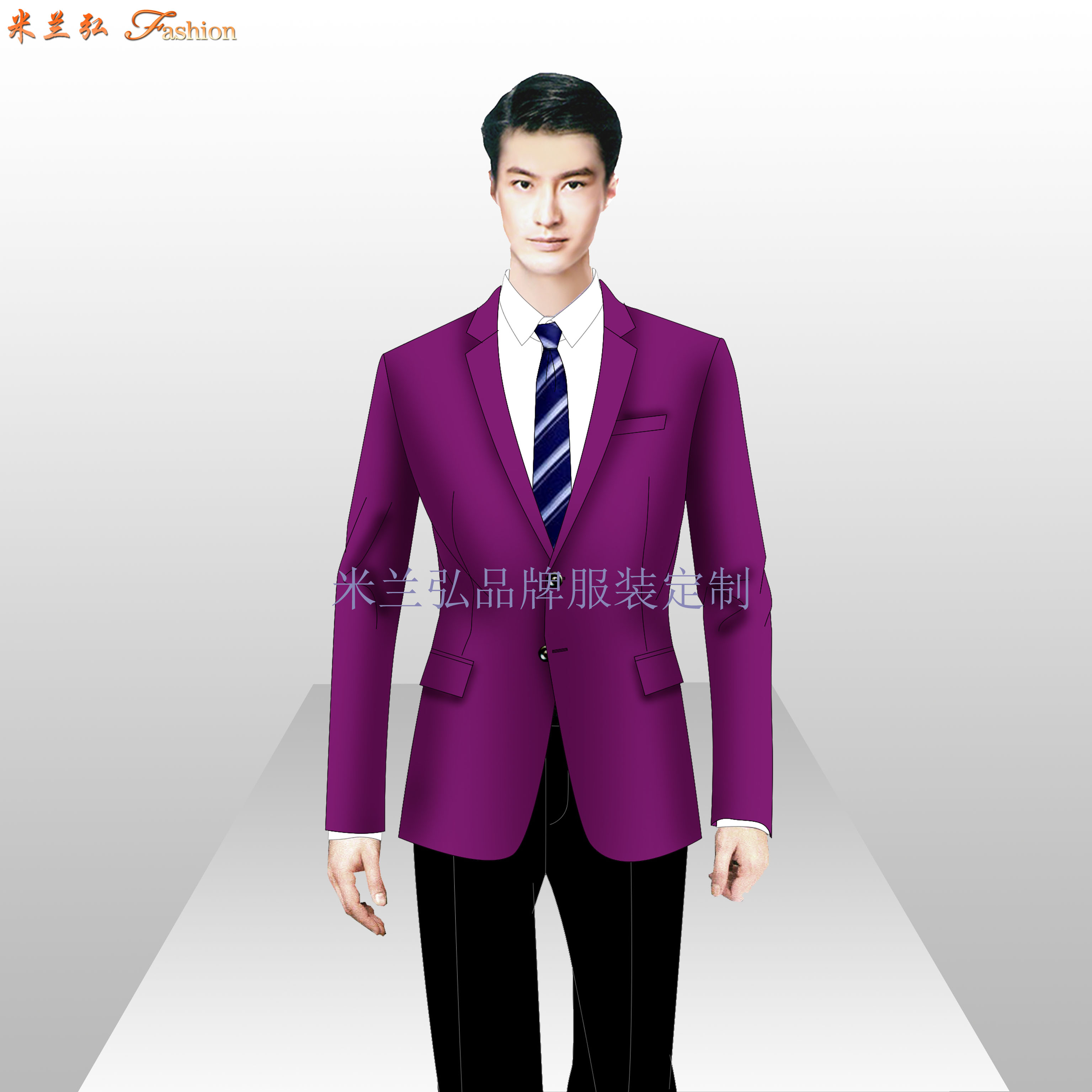 「梅州西服定制」多少钱_品牌_图片_口碑-米兰弘西装厂家-4