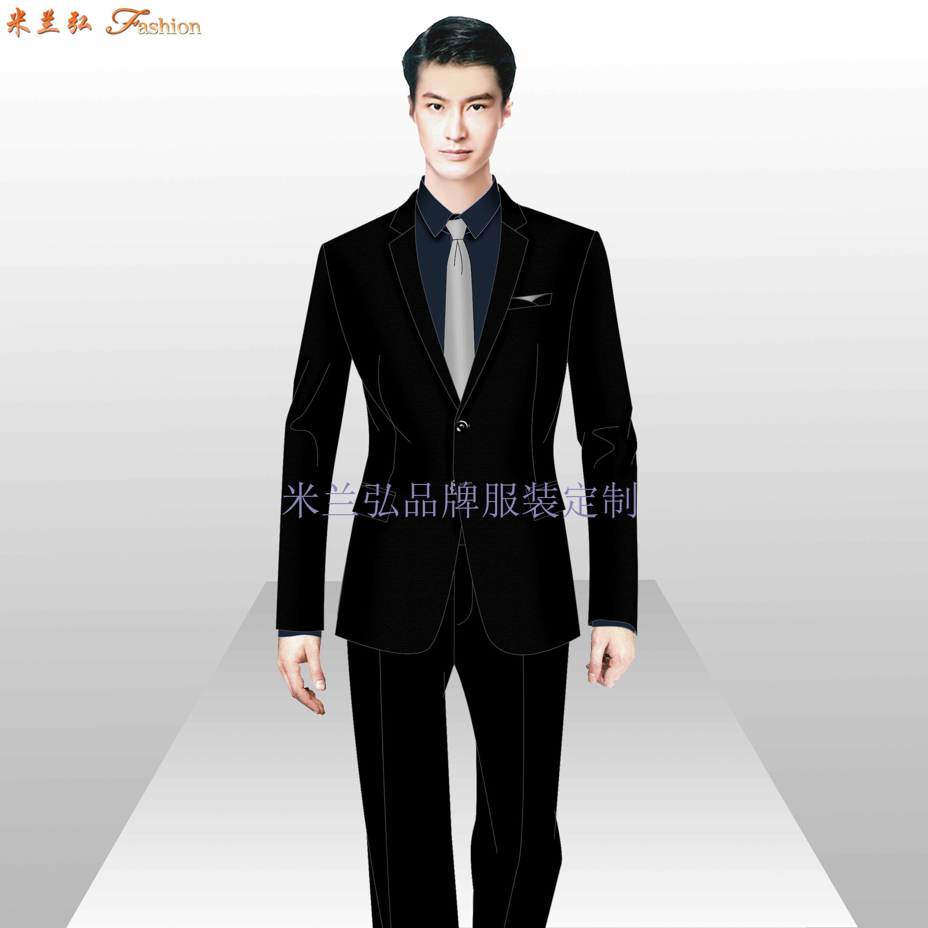 定制定做雄安西服_雄安西服订制订做-米兰弘西服厂家-4