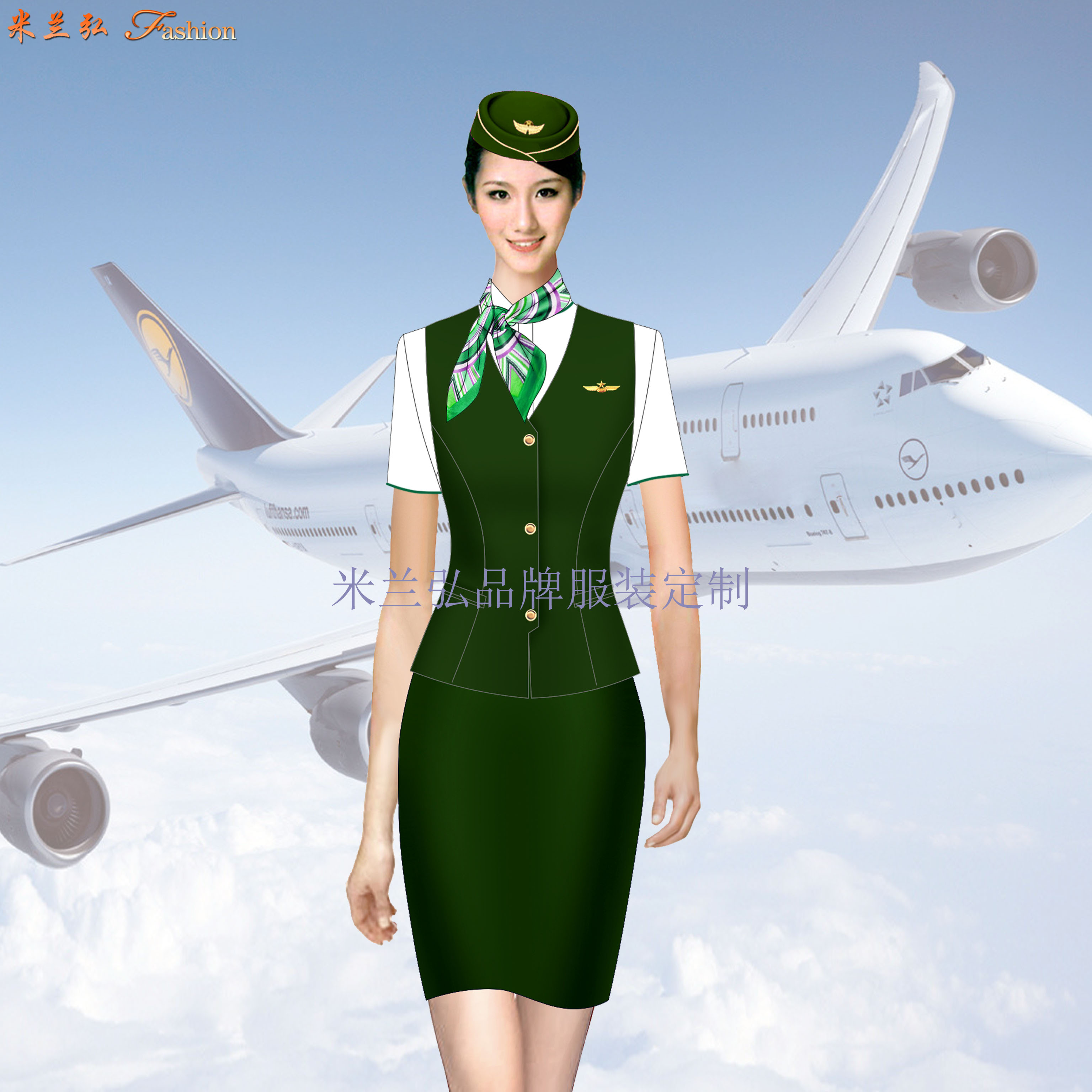 北京空姐服装公司_北京空乘服装定做-米兰弘服装厂家-3