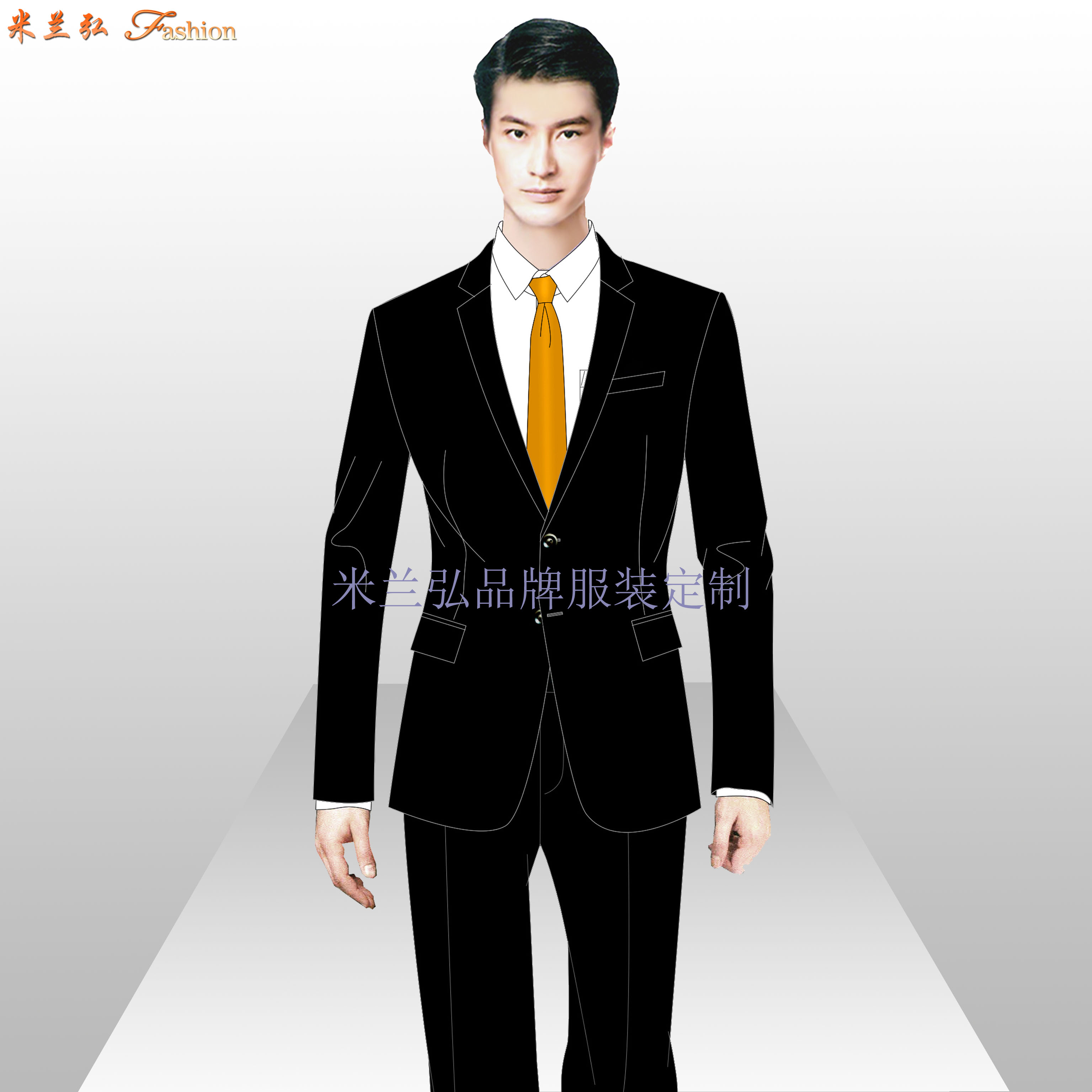 荆州西服定制-多少钱_公司_图片_口碑-米兰弘西服厂家-3