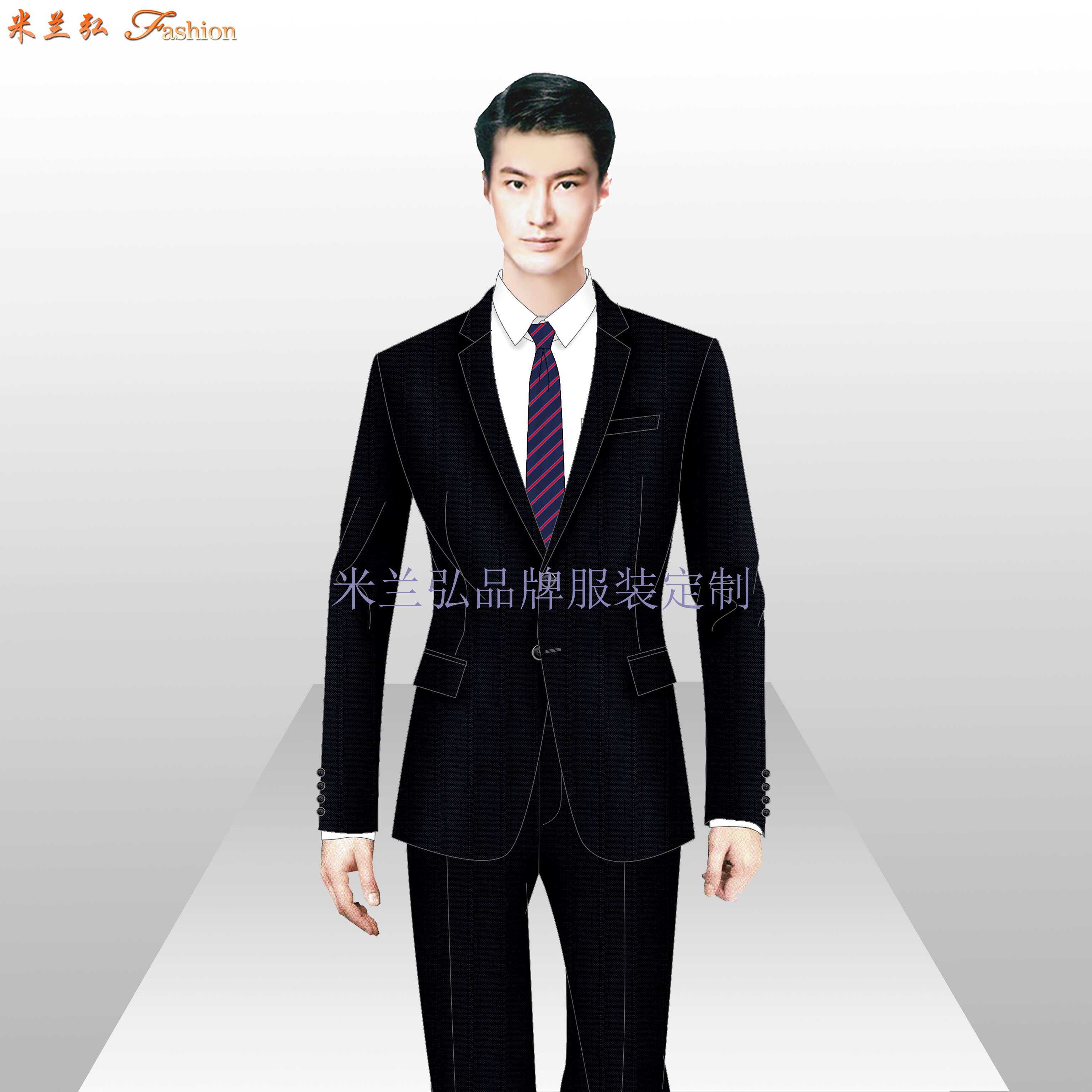 黄冈西服定制-多少钱_公司_图片_口碑-米兰弘西服厂家-3