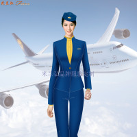 上海虹桥国际机场空勤男女工作制服定做-米兰弘服装厂家-1