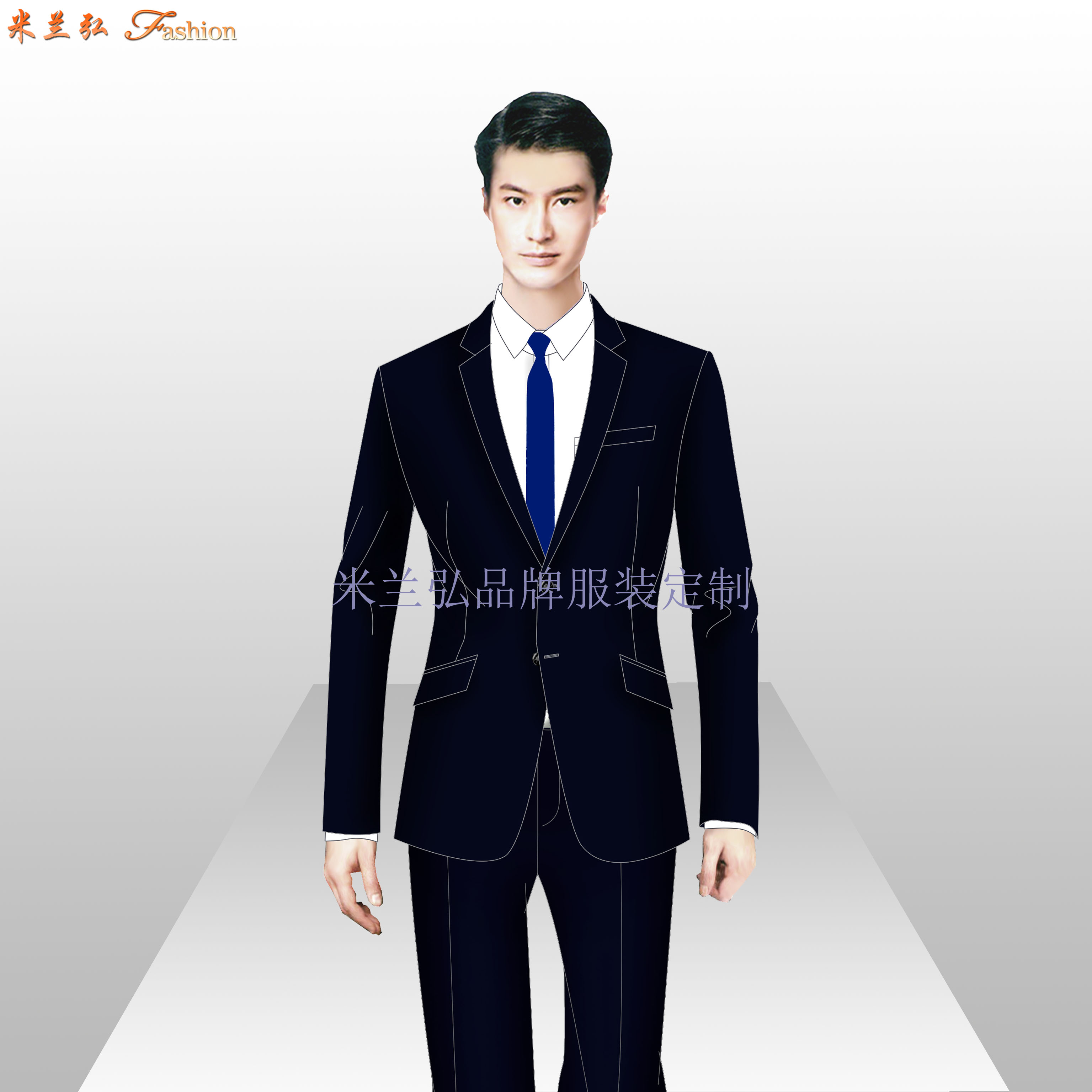 「宁德西服定制」多少钱_品牌_怎么样-米兰弘西服厂家-3