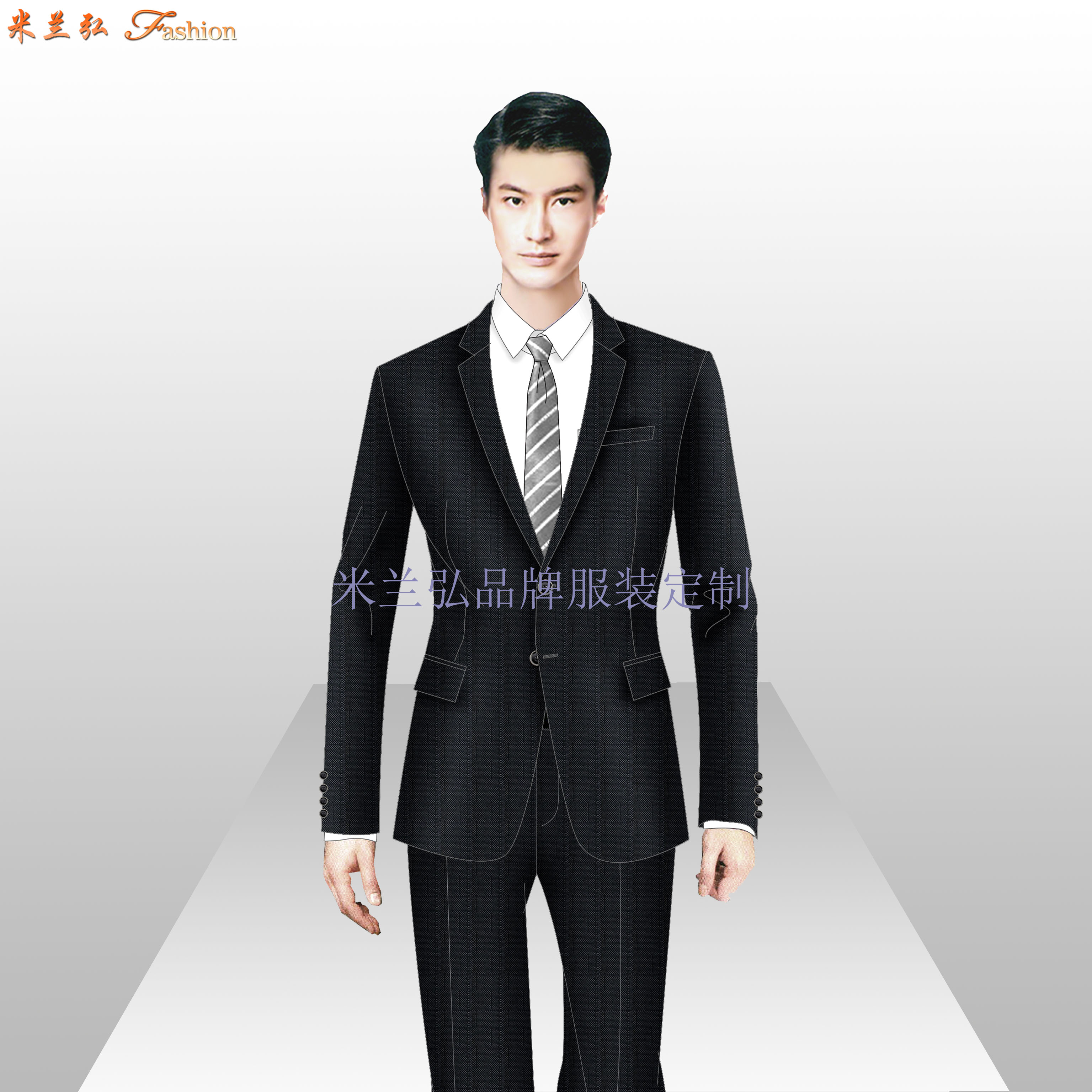 「宁德西服定制」多少钱_品牌_怎么样-米兰弘西服厂家-4