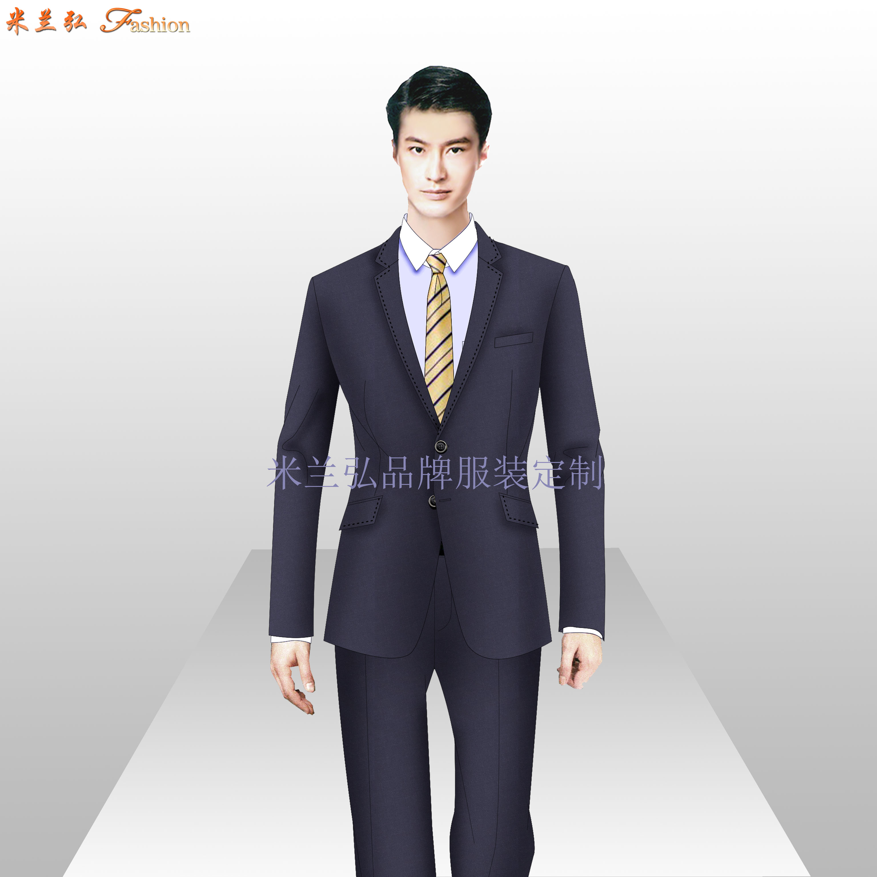「宁德西服定制」多少钱_品牌_怎么样-米兰弘西服厂家-5