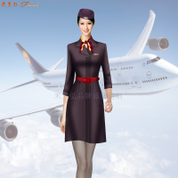 空乘连衣裙_大型航空公司空乘连衣裙定做-米兰弘服装厂家-1