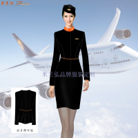 空姐服装春款-定制空姐春秋季套装款式-米兰弘服装厂家-4
