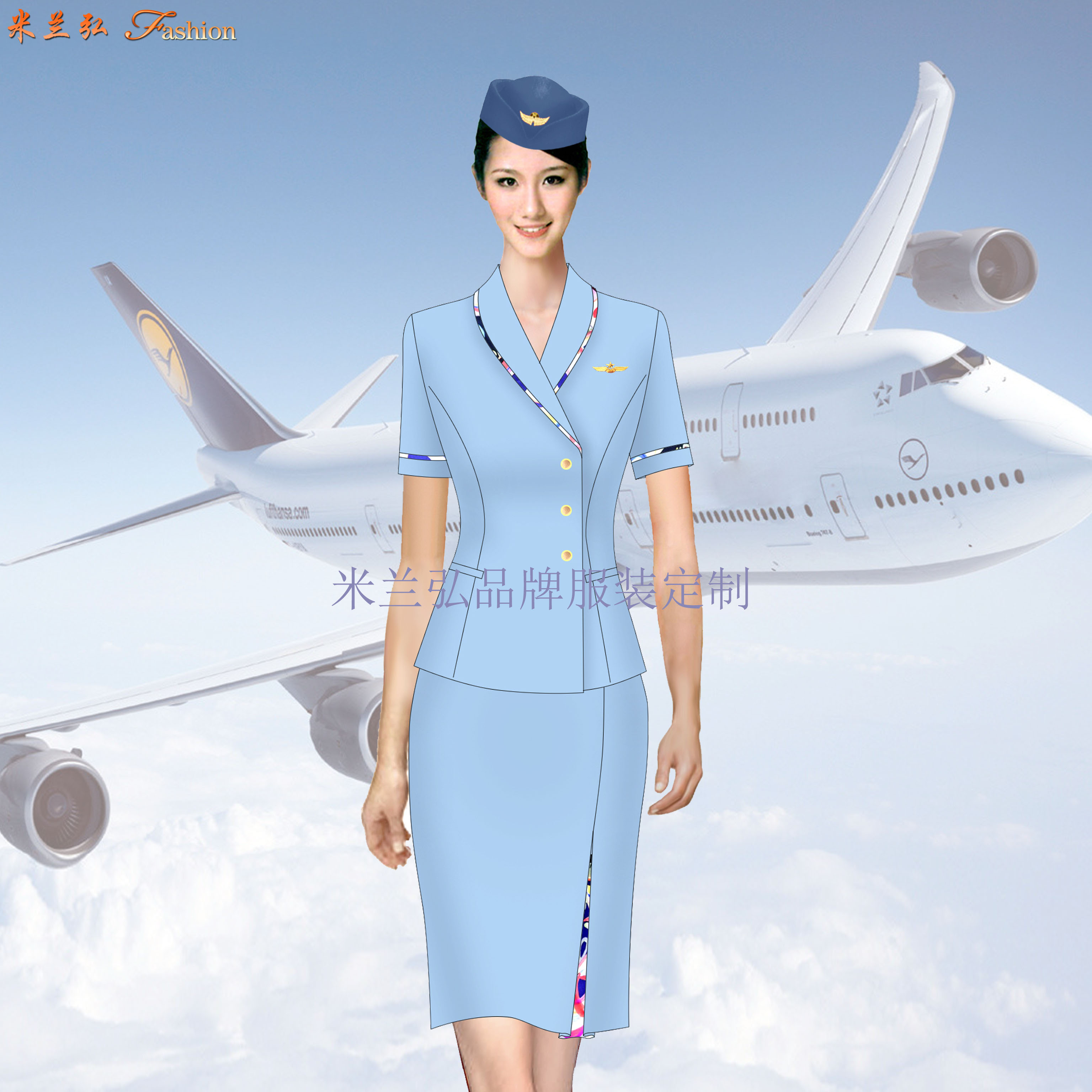 「黄山公司空乘服定制」「黄山前台空姐服定制」-4